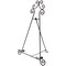 Bard's Black Wrought Iron Collapsible Easel Stand, 24" H x 16.5" W x 11" D (For 17" - 25" Items)
